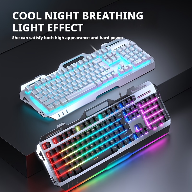 Gaming Keyboard 2026 - EWEADN GX80Z Gaming Membrane Keyboard, 104Keys