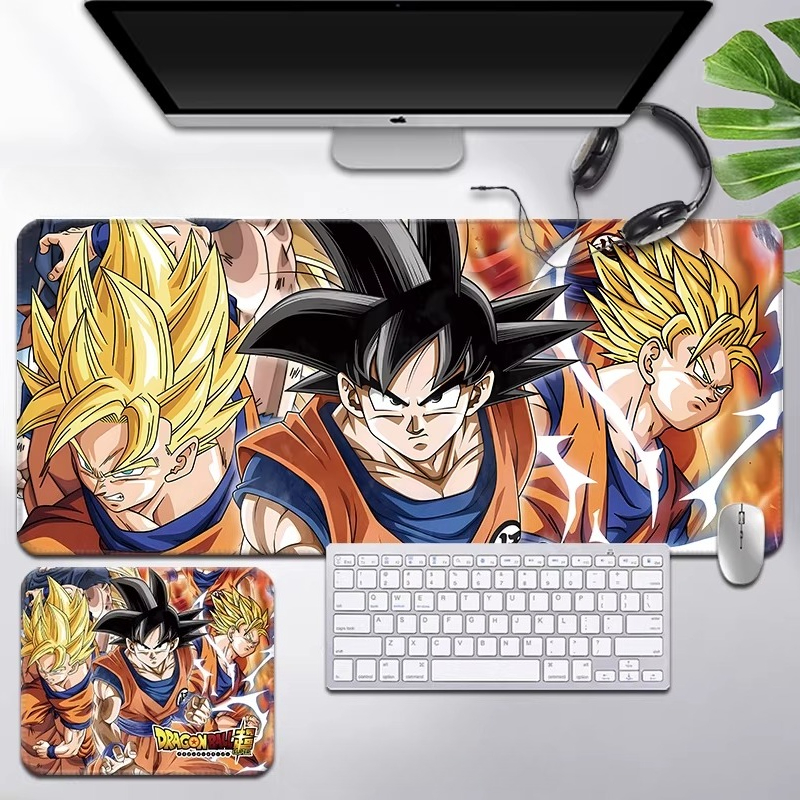 Gaming Keyboard And Mouse - Cartoon HD Print Dragon Ball Leather