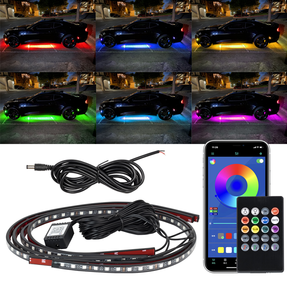Rgb Underglow Strip - Car Underglow Flexible LED Strip Light