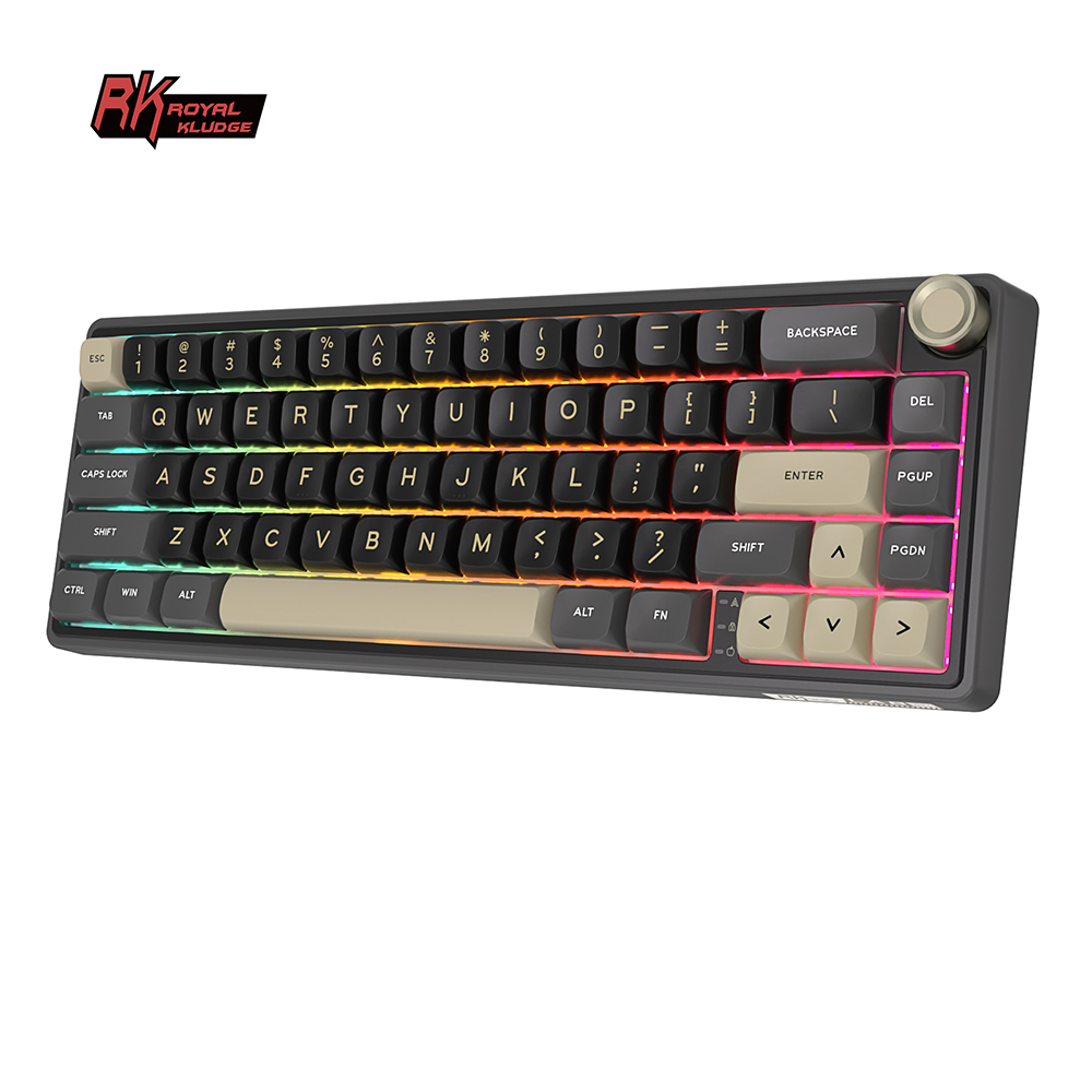 Gaming Keyboard Thocky - Royal Kludge RK R65 Brazilian Portuguese