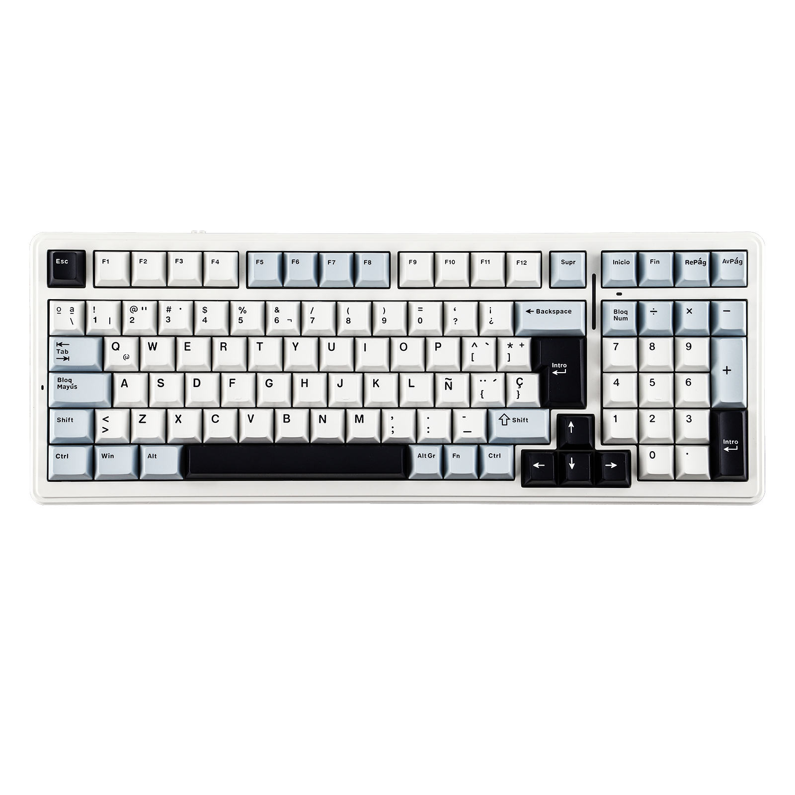 Gaming Keyboard Thocky - AULA F99 ISO-ES 96% QWERTY Layout
