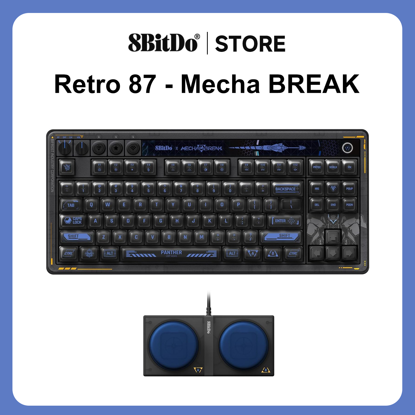 Gaming Keyboard Hot Swappable - 8BitDo Retro 87 Mechanical Keyboard -