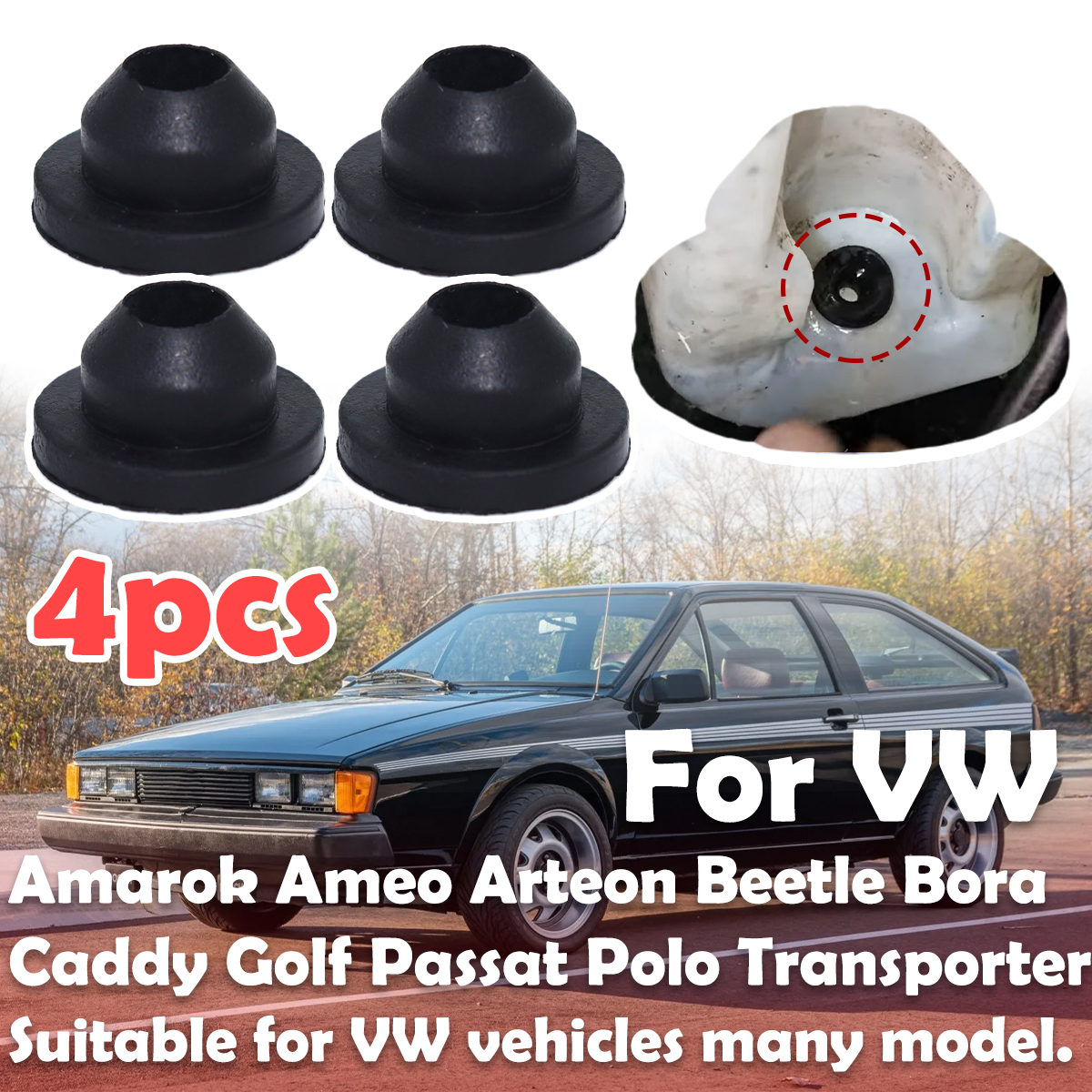 4PC Windscreen Washer Headligh - Gasket Mount Kit 리뷰 및 가격