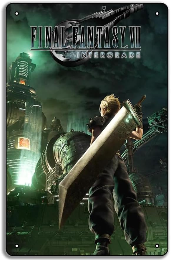 Final Fantasy VII Game Poster  - Brass Weight Plate 리뷰 및 가격