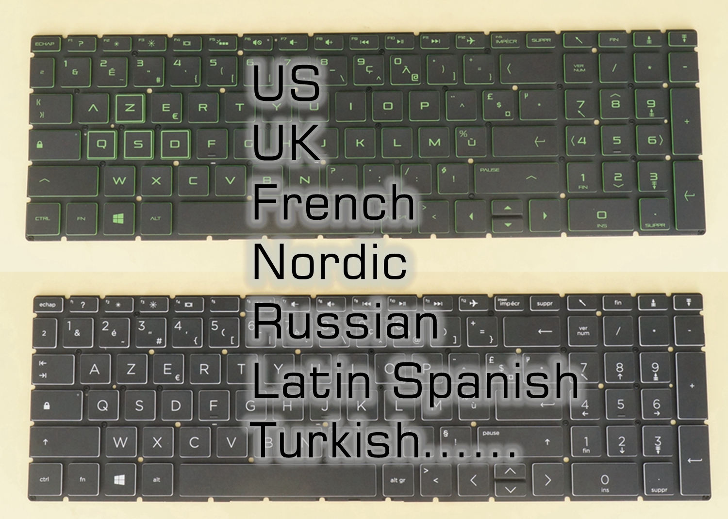 US UK French Nordic Russian La - Gaming Keyboard Hp 리뷰 및 가격