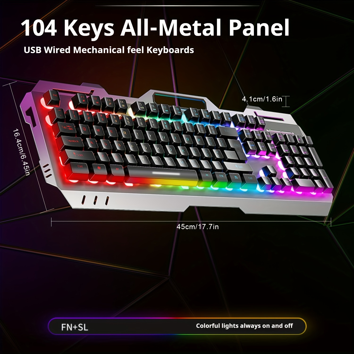 EWEADN GX80Z Gaming Membrane K - Gaming Keyboard 2026 리뷰 및 가격