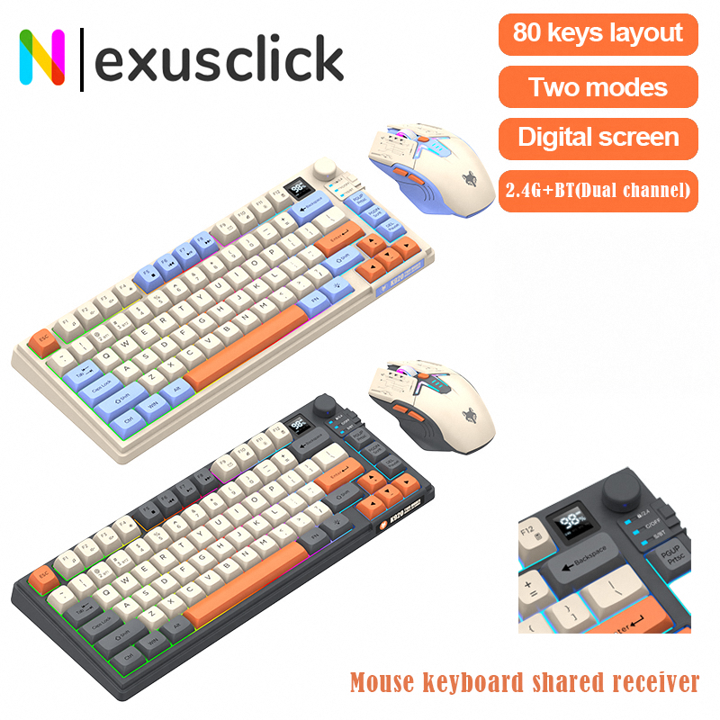 New Dual-Mode 80 Keys Wireless - Gaming Keyboard Mouse Combo 리뷰 및 가격