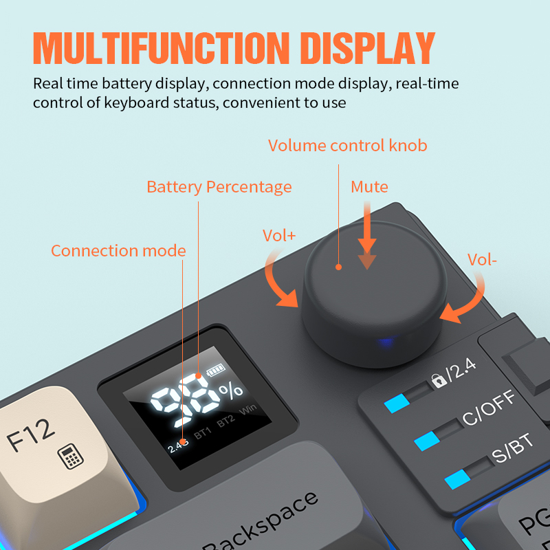 New Dual-Mode 80 Keys Wireless - Gaming Keyboard Mouse Combo 리뷰 및 가격