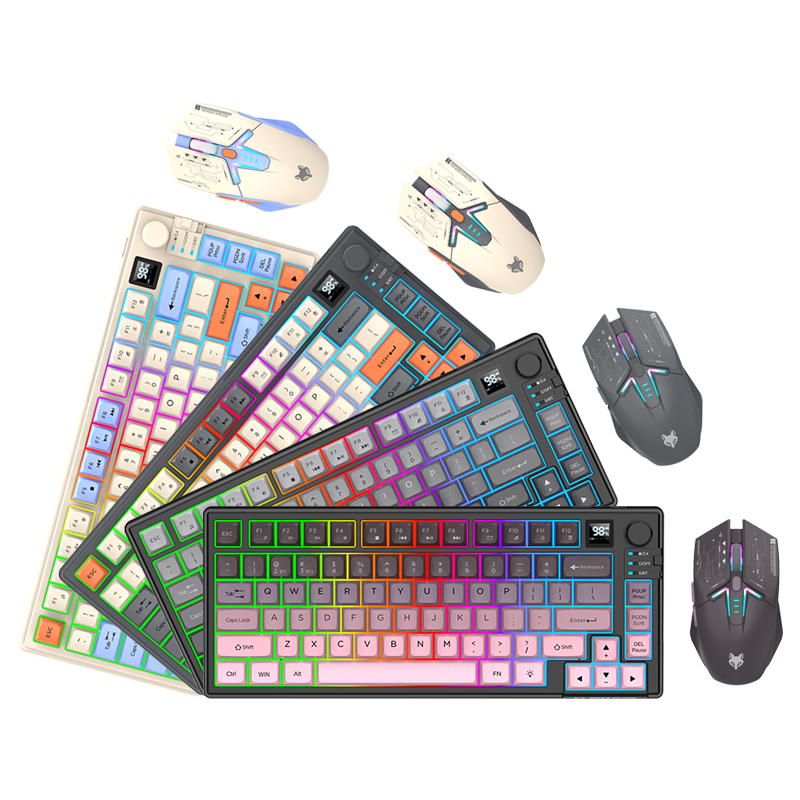 New Dual-Mode 80 Keys Wireless - Gaming Keyboard Mouse Combo 리뷰 및 가격