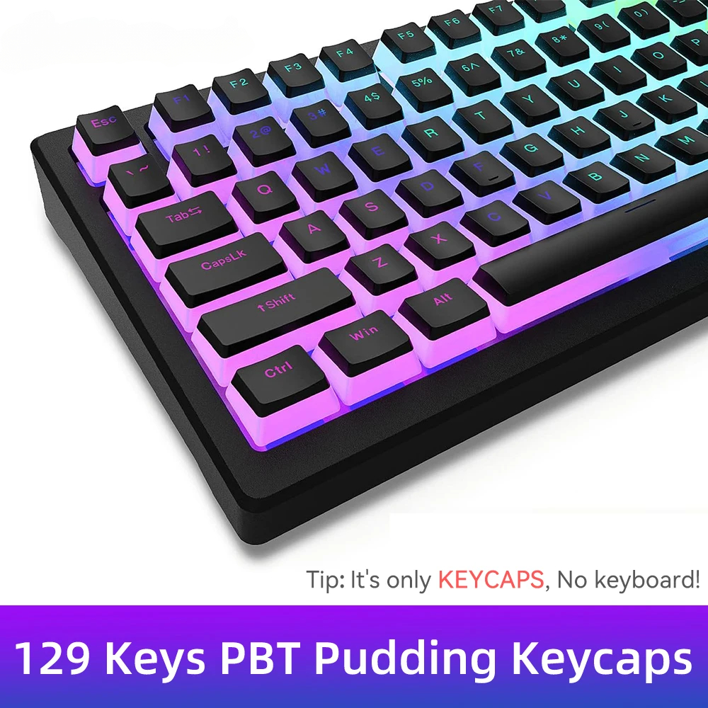 New Pudding PBT Keycaps 129 Ke - Gaming Keyboard 2026 리뷰 및 가격