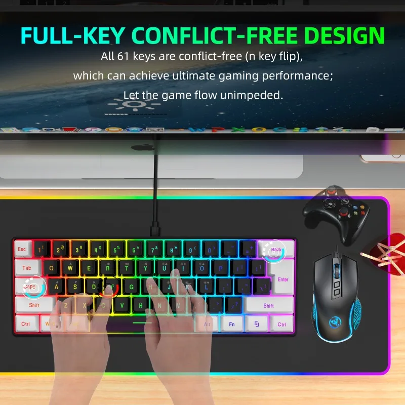 Keyboard and Mouse 60% Compute - Gaming Keyboard Mouse Combo 리뷰 및 가격
