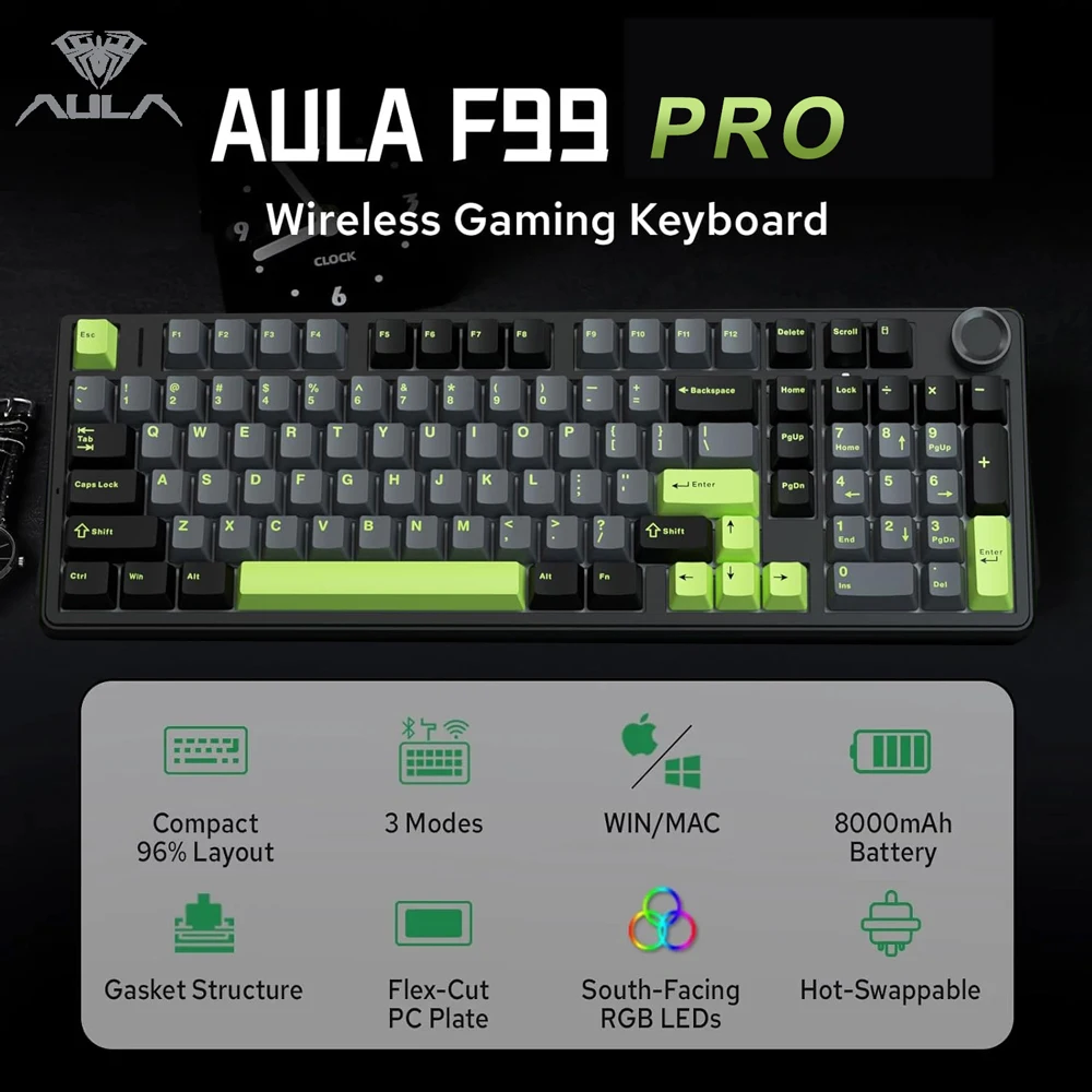 AULA F99PRO Gaming Mechanical  - Gaming Keyboard Thocky 리뷰 및 가격
