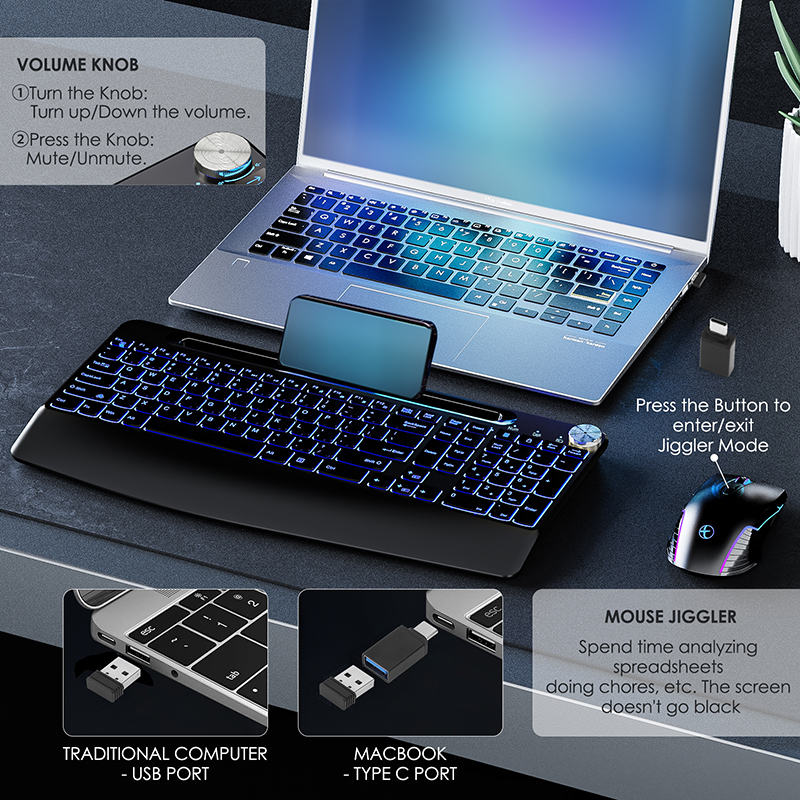 2.4G&Type-C Wireless Keyboard  - Gaming Keyboard Mouse Combo 리뷰 및 가격
