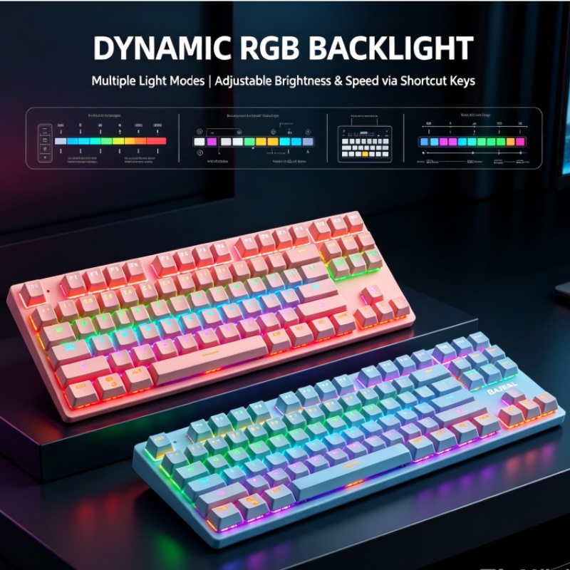 BAJEAL K300 87-Key Wired Mecha - Gaming Keyboard K300 리뷰 및 가격