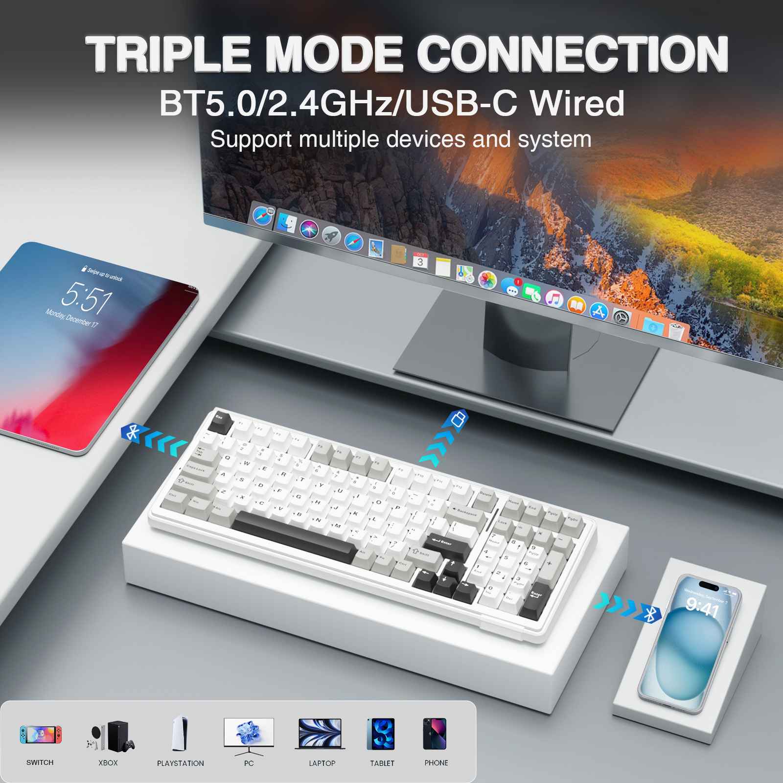 AULA F99 Machanical Keyboard B - Gaming Keyboard Mobile 리뷰 및 가격