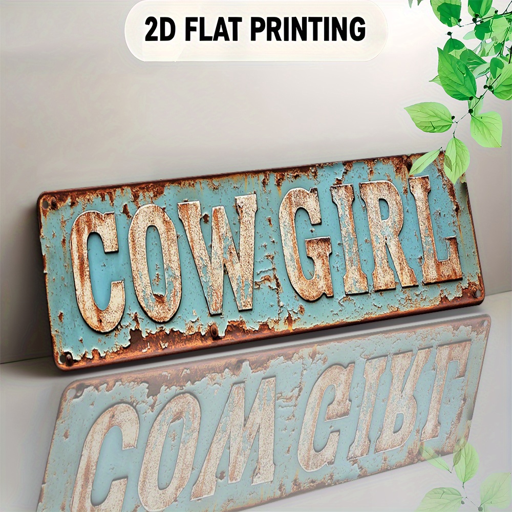 2D Metal Cowgirl Wall Art - Vi - Brass Weight Plate 리뷰 및 가격