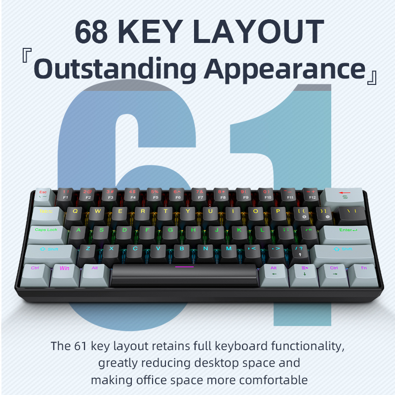 APAYADO K61 Mini Mechanical Ke - Gaming Keyboard Thocky 리뷰 및 가격