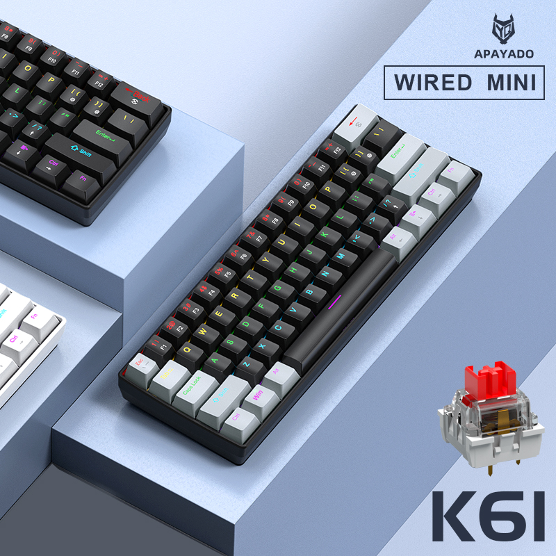 APAYADO K61 Mini Mechanical Ke - Gaming Keyboard Thocky 리뷰 및 가격