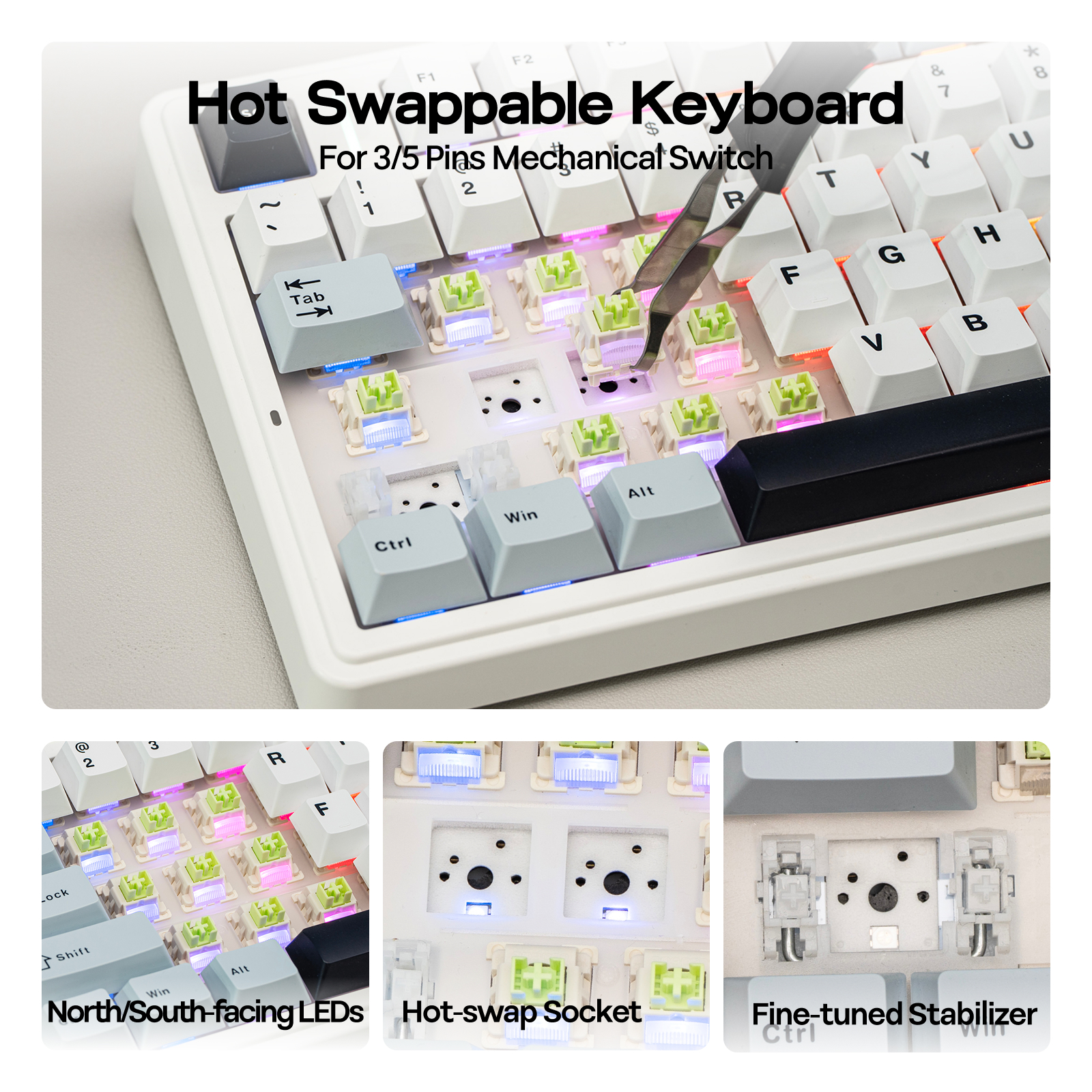 EPOMAKER x AULA F75 75% ANSI H - Gaming Keyboard Thocky 리뷰 및 가격