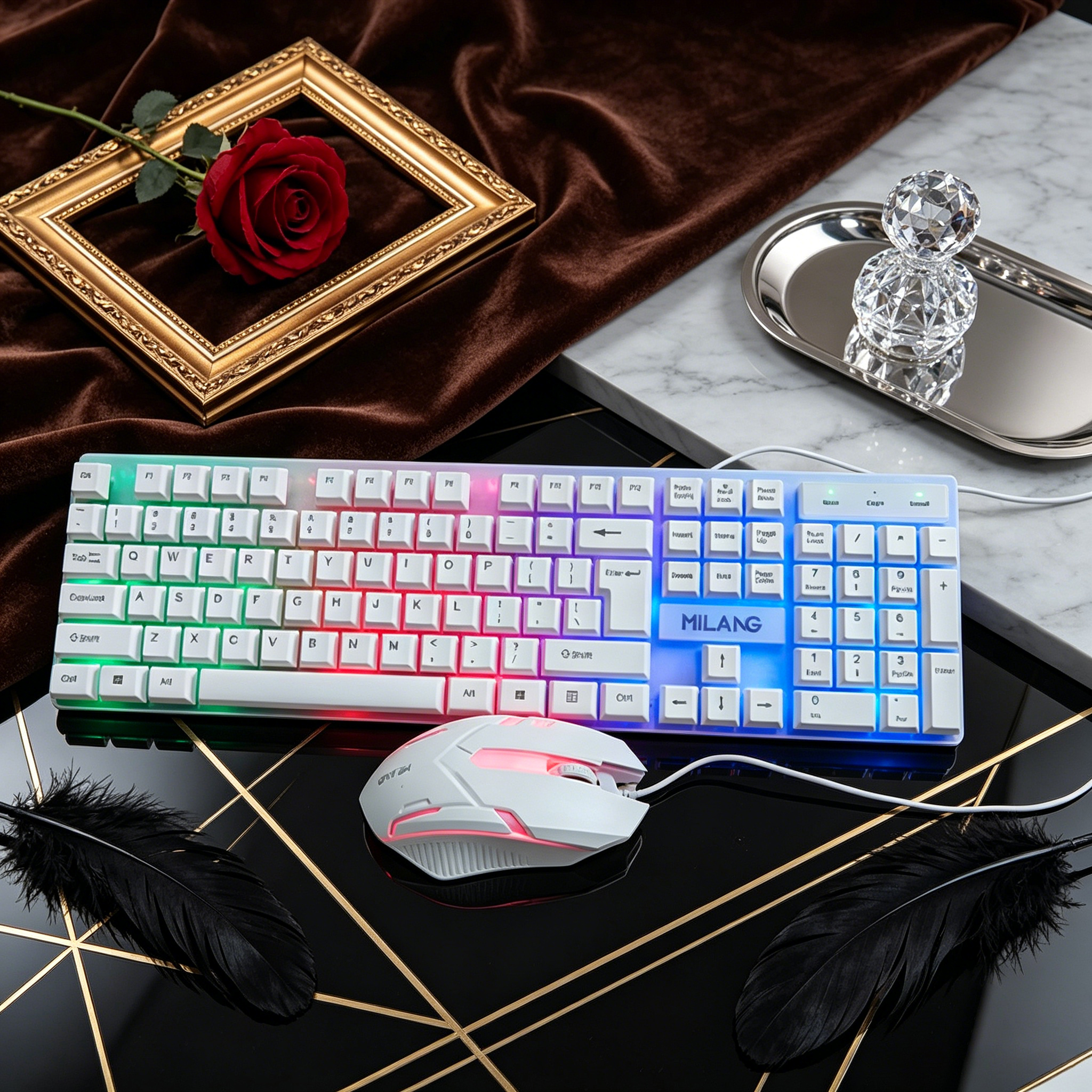 Wired RGB Backlit Keyboard Mou - Gaming Keyboard And Mouse Combo 리뷰 및 가격