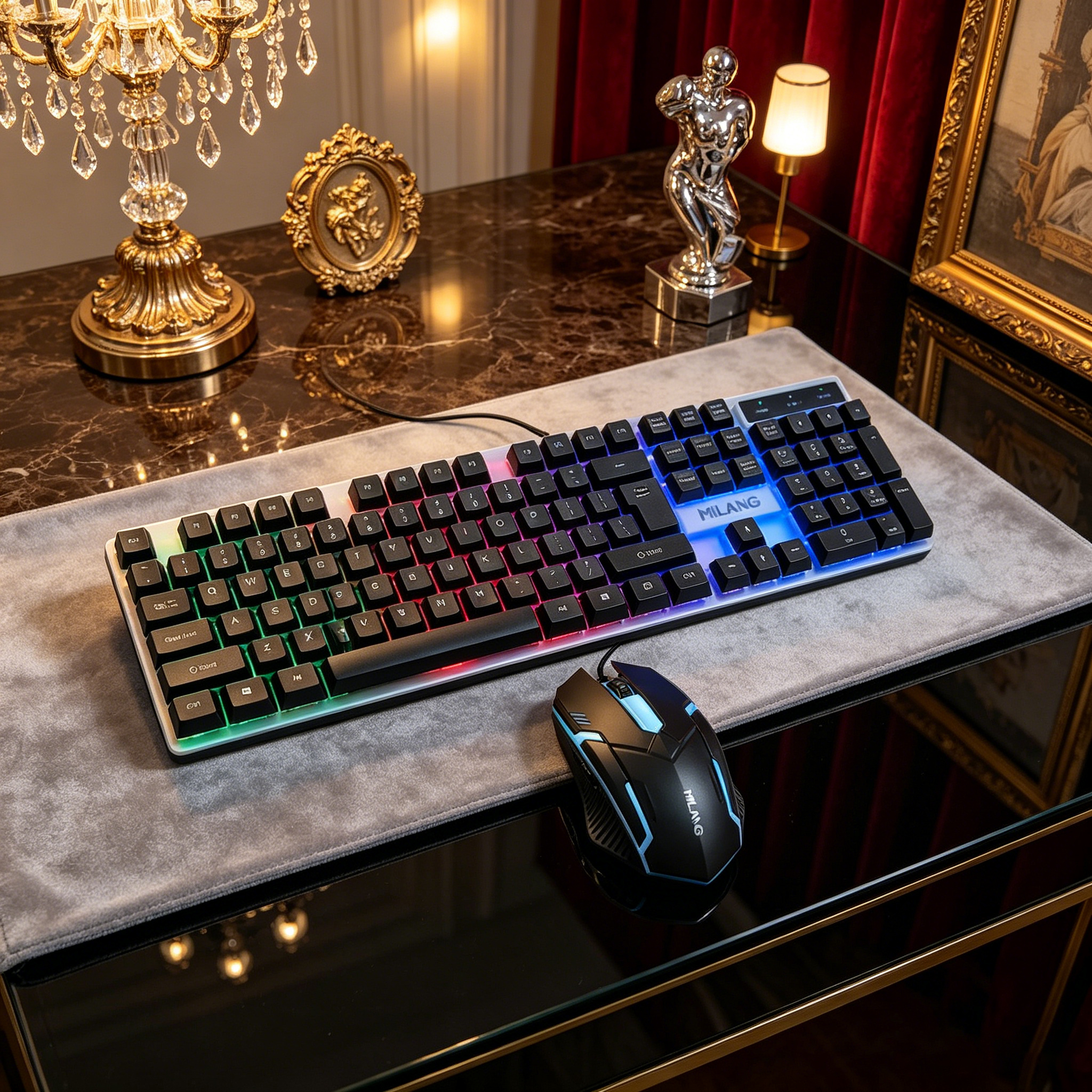 Wired RGB Backlit Keyboard Mou - Gaming Keyboard And Mouse Combo 리뷰 및 가격