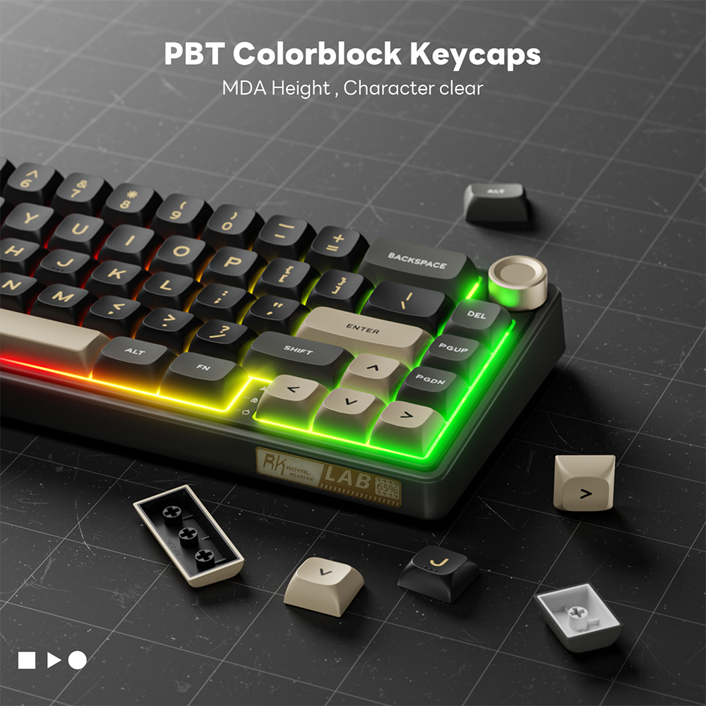 Royal Kludge RK R65 Brazilian  - Gaming Keyboard Thocky 리뷰 및 가격