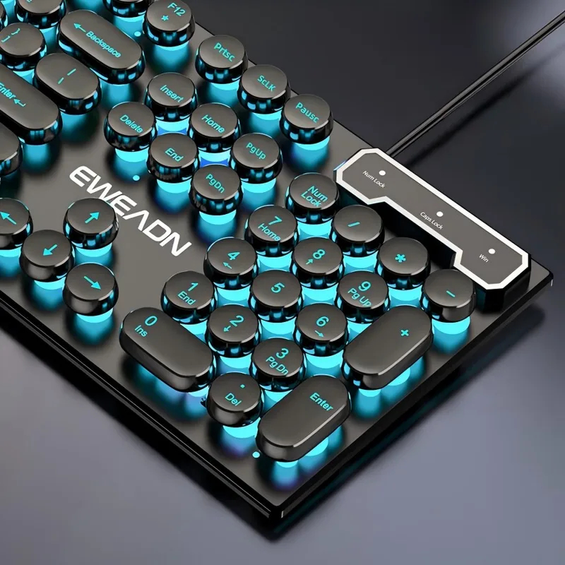 Retro Punk Mechanical Feel Key - Gaming Keyboard Mouse Wireless 리뷰 및 가격