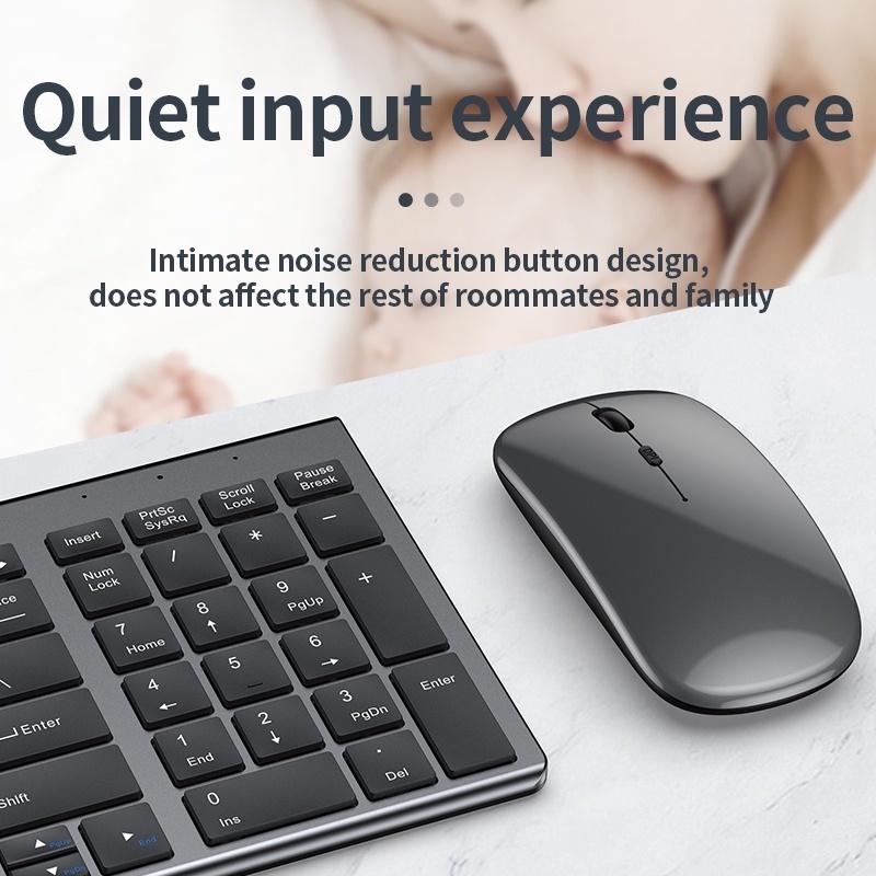 Jomaa Slim Rechargeable Blueto - Gaming Keyboard And Mouse Combo Wireless 리뷰 및 가격