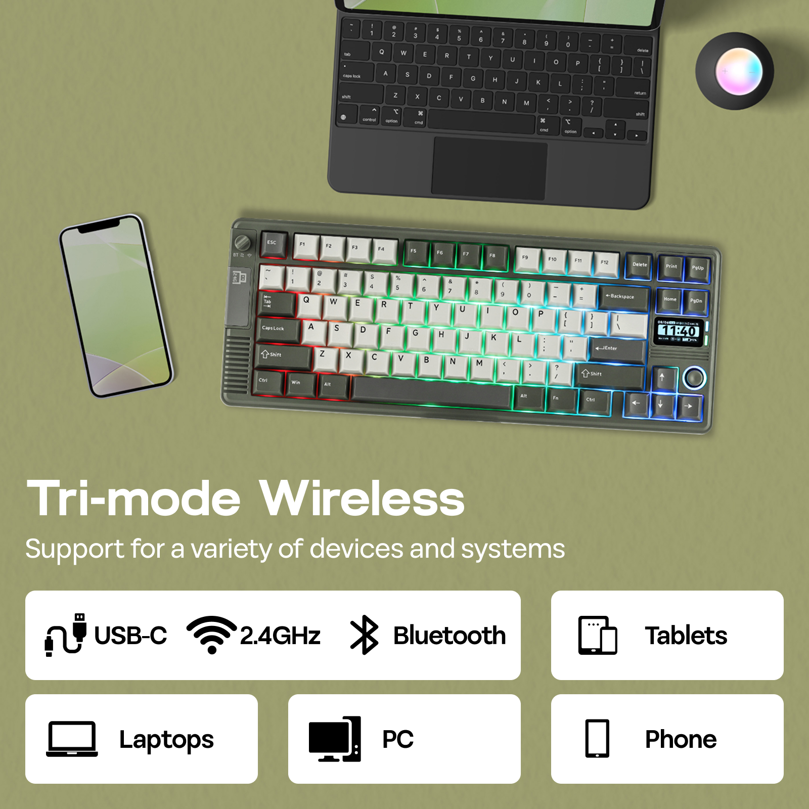 EPOMAKER RT85 75% ANSI US Layo - Gaming Keyboard Thocky 리뷰 및 가격