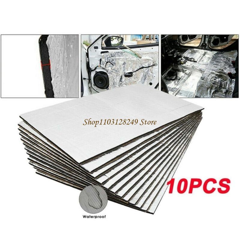10Pcs Car Soundproofing Foam M - Foam Dampener Sheet 리뷰 및 가격