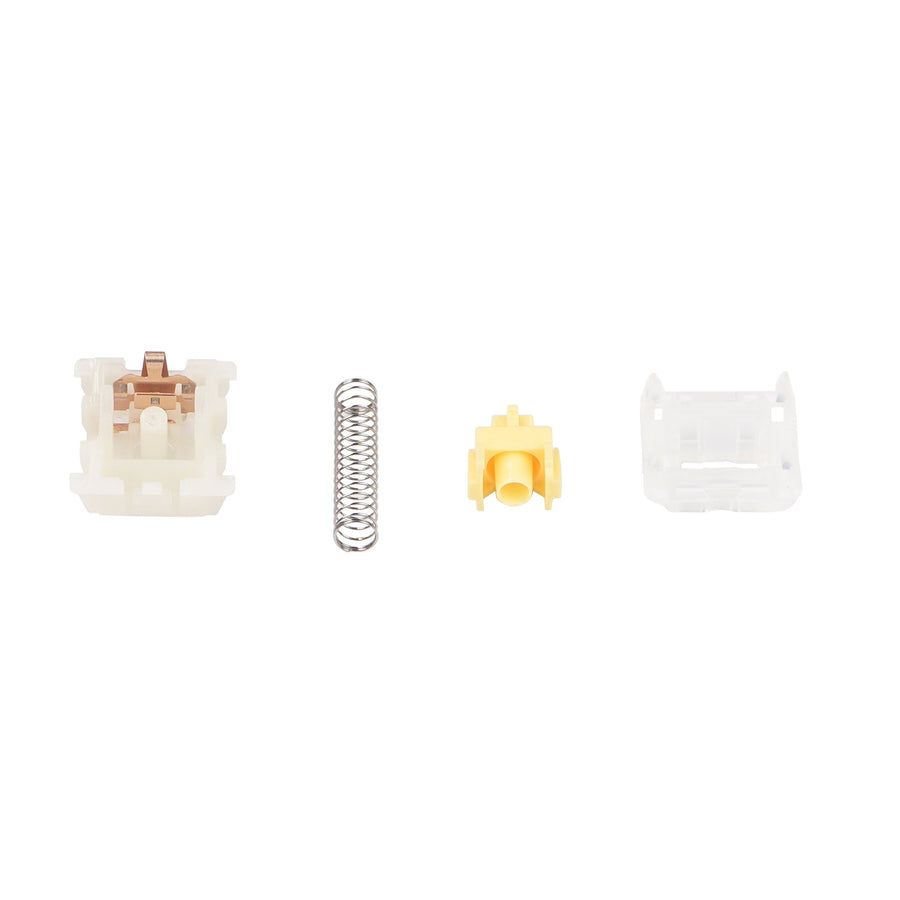 GATERON CAP Milky Yellow Linea - Gaming Keyboard Ergo 리뷰 및 가격