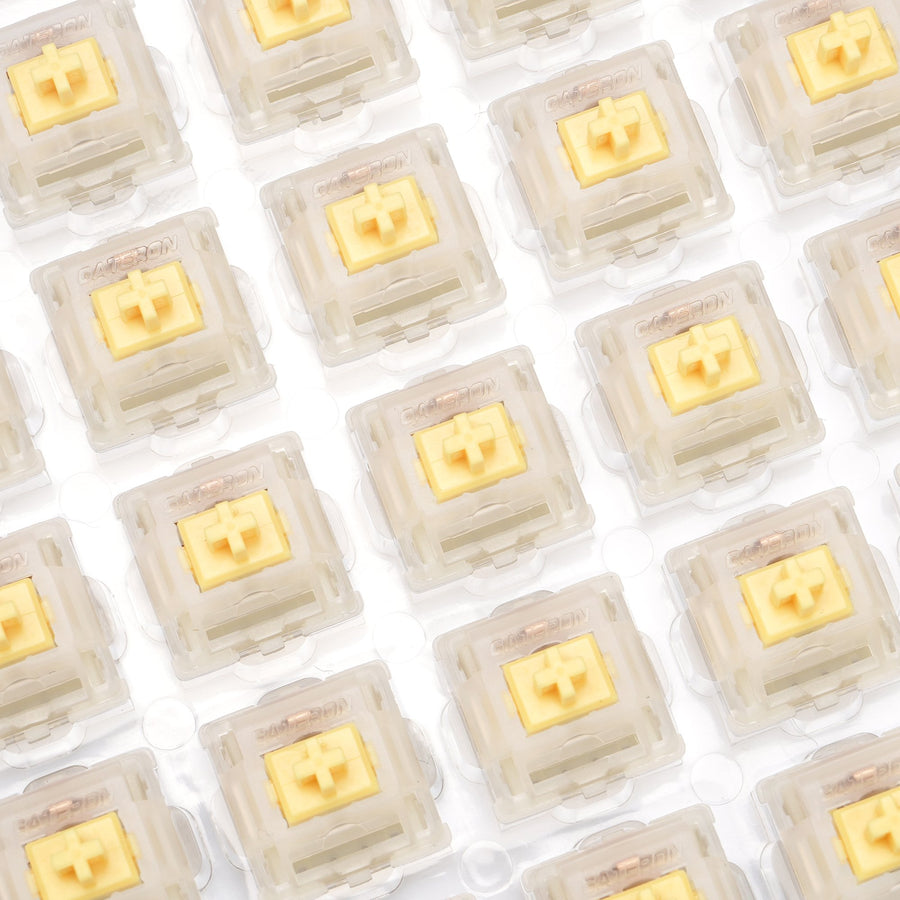 GATERON CAP Milky Yellow Linea - Gaming Keyboard Ergo 리뷰 및 가격
