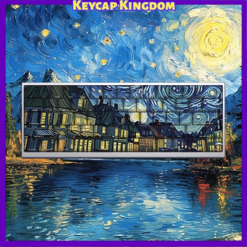 Van Gogh Starry Sky Theme Keyc - Gaming Keyboard Ergo 리뷰 및 가격