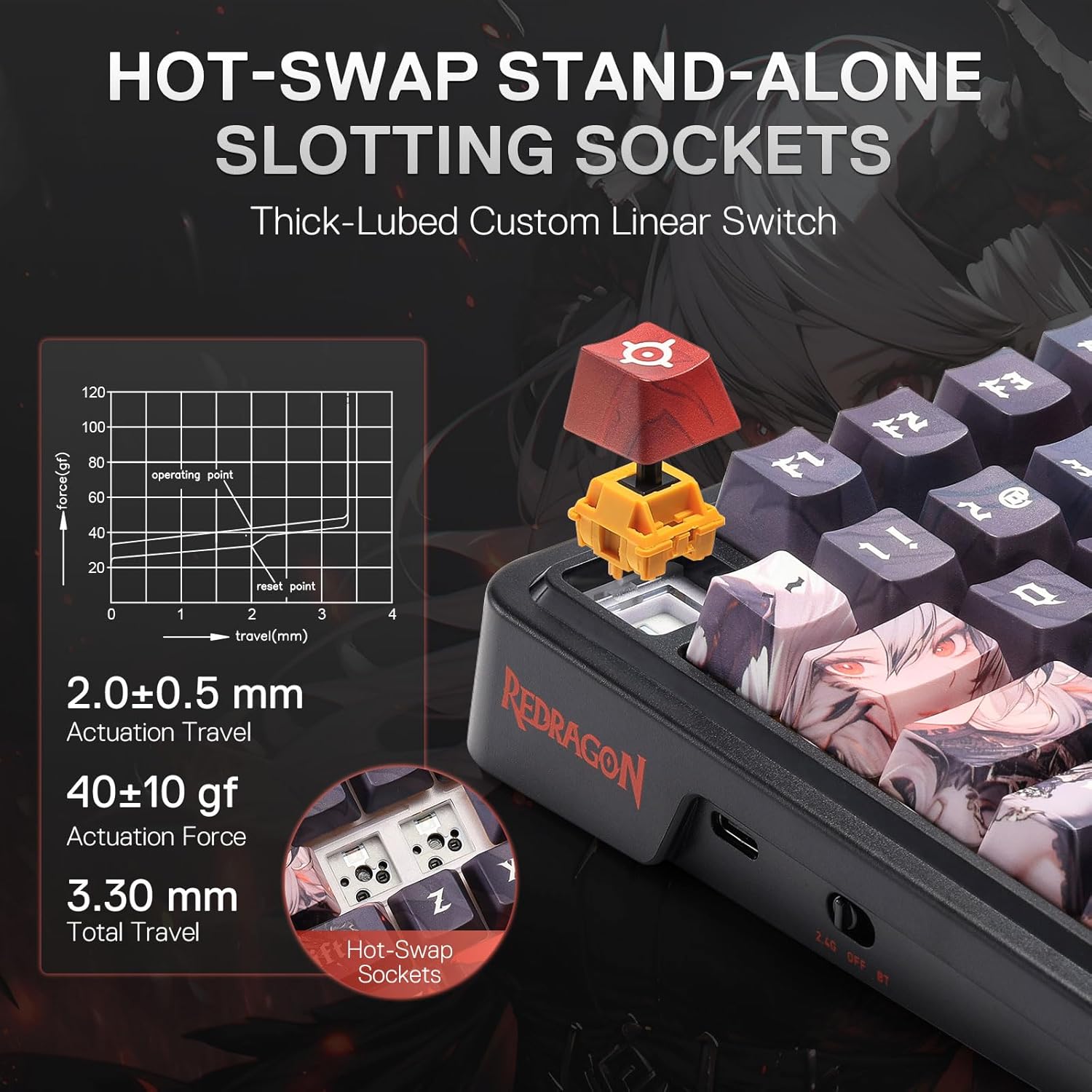 Redragon Wireless Gasket Gamin - Gaming Keyboard Mobile 리뷰 및 가격
