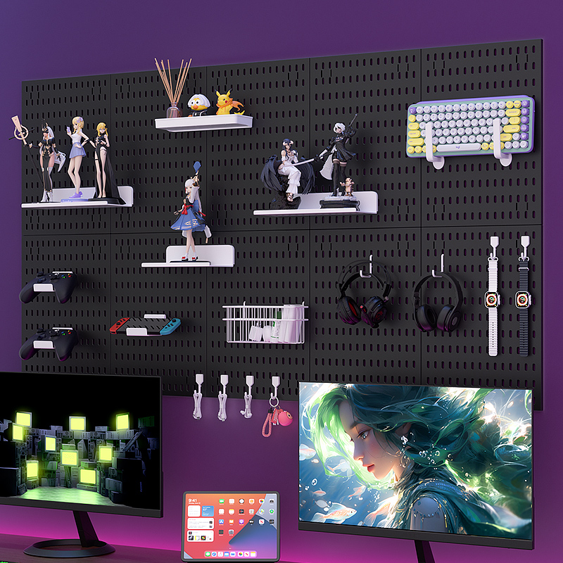 Adhesive Pegboard Shelf for Ga - Gaming Keyboard And Mouse 리뷰 및 가격