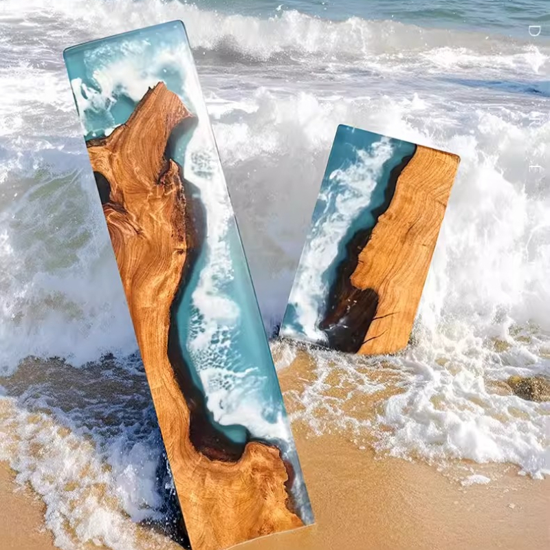 Handcrafted Ocean Wave Resin W - Wrist Rest Wood 리뷰 및 가격