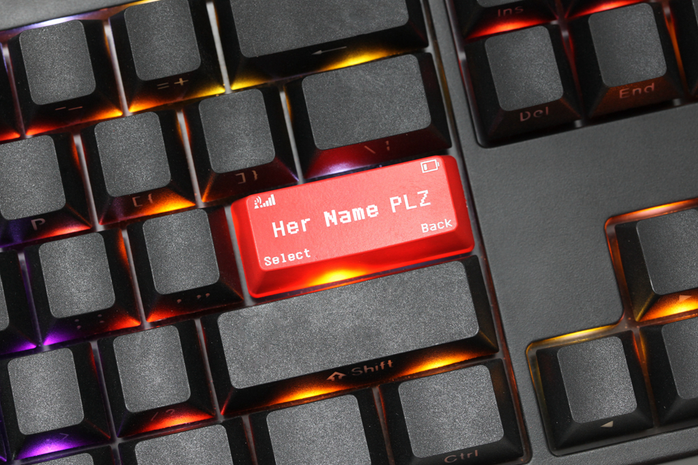 Novelty Shine Through Keycaps  - Gaming Keyboard Name 리뷰 및 가격