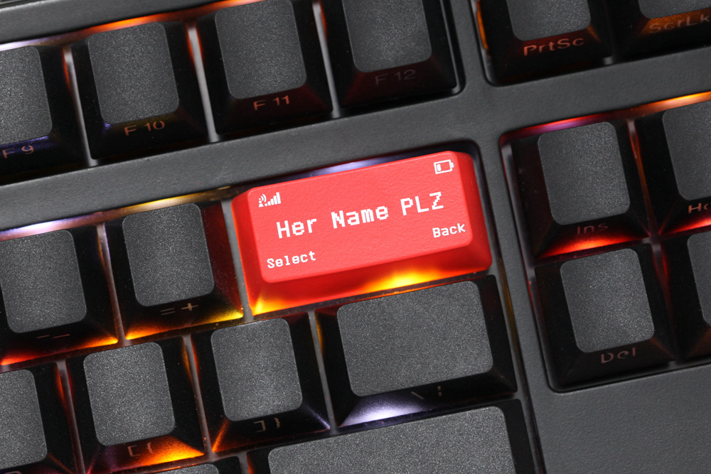 Novelty Shine Through Keycaps  - Gaming Keyboard Name 리뷰 및 가격