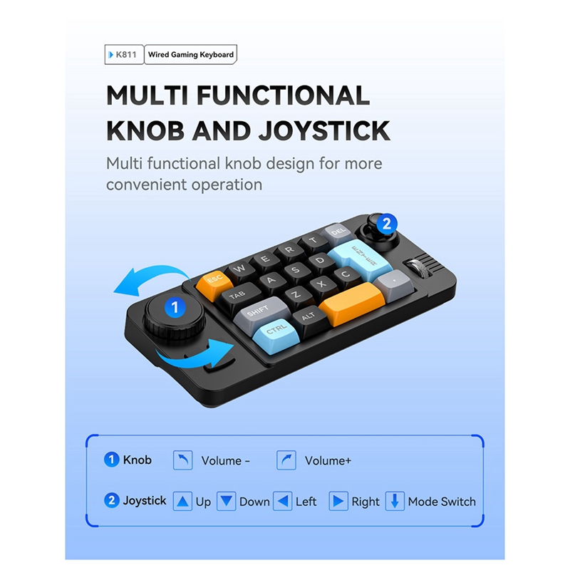 19-Key Macro-Defined Joystick  - Gaming Keyboard Hot Swappable 리뷰 및 가격