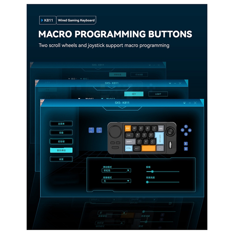 19-Key Macro-Defined Joystick  - Gaming Keyboard Hot Swappable 리뷰 및 가격