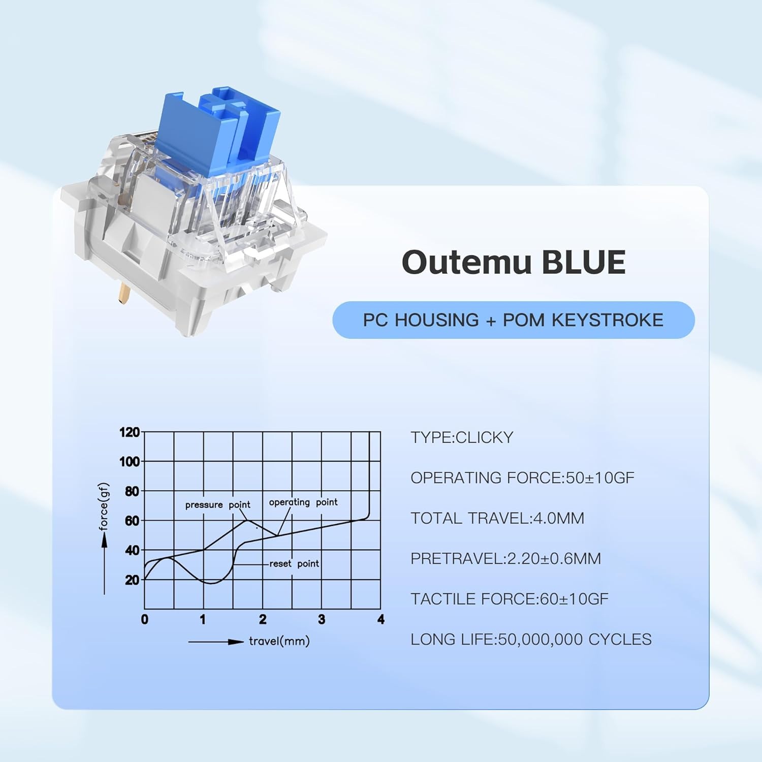 100 Practical Blue Switches, H - Gaming Keyboard Hot Swappable 리뷰 및 가격