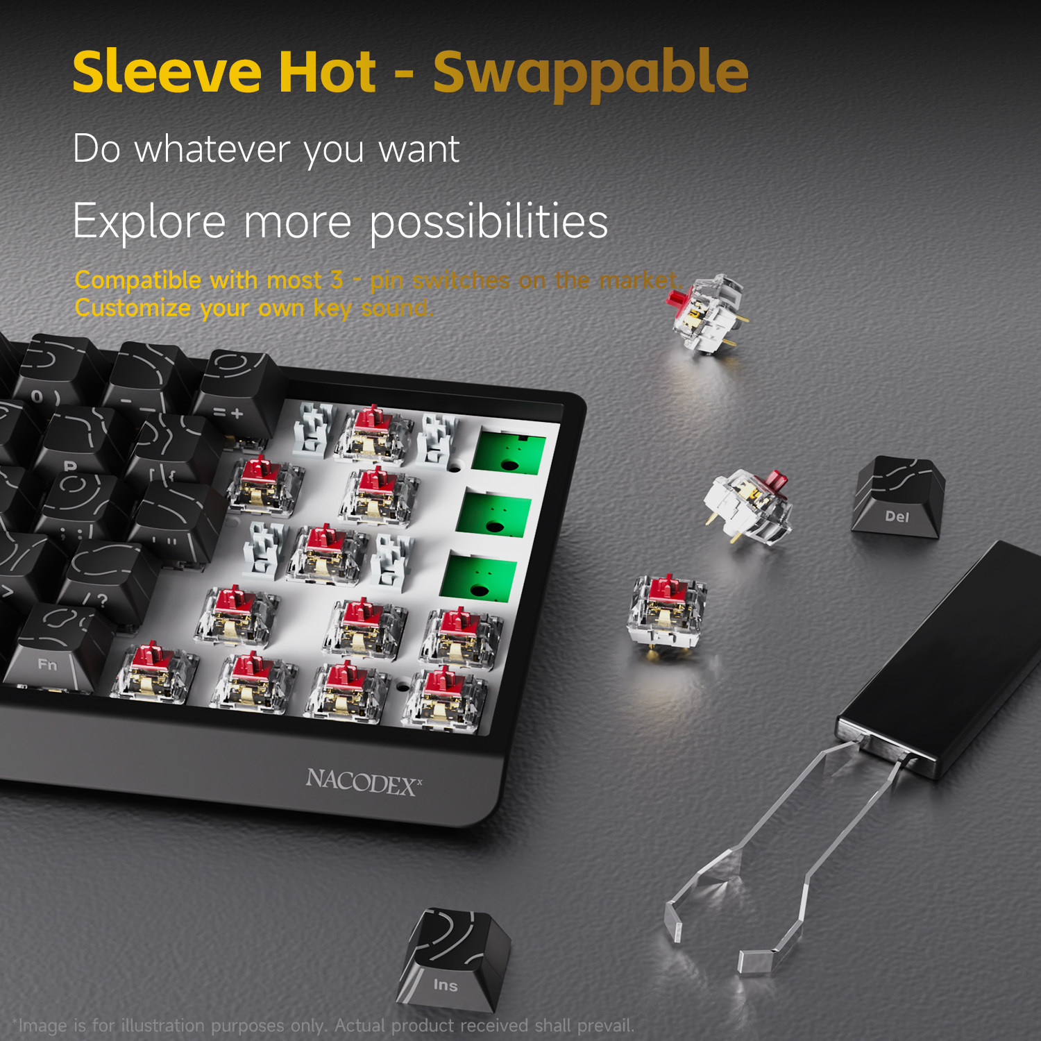 AJAZZ NK68V2 Single-Mode Wired - Gaming Keyboard Thocky 리뷰 및 가격