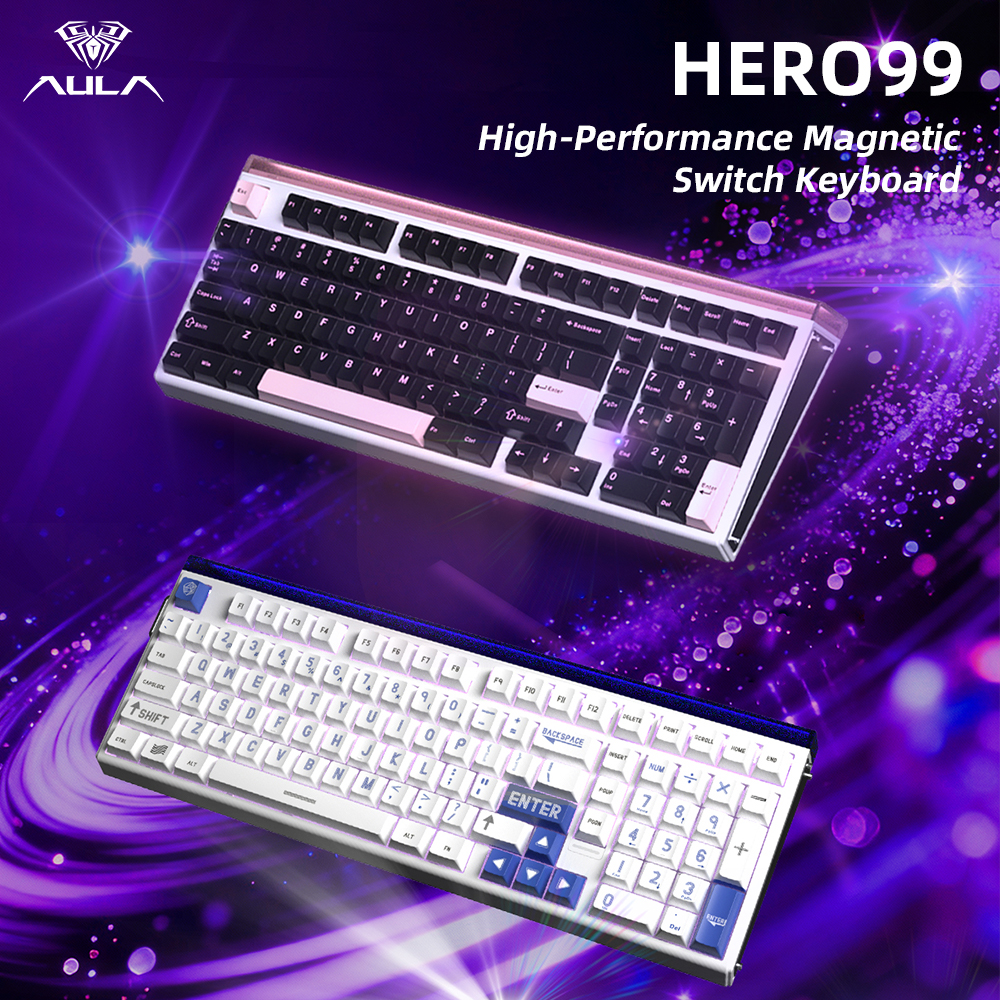 AULA HERO99 Magnetic Switch Wi - Gaming Keyboard Ergo 리뷰 및 가격