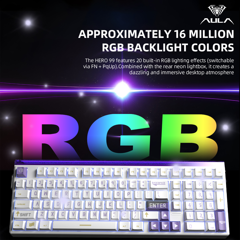 AULA HERO99 Magnetic Switch Wi - Gaming Keyboard Ergo 리뷰 및 가격