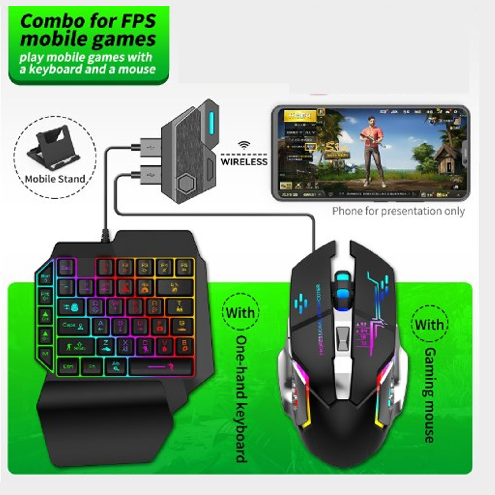 Keyboard Mouse Converter Set R - Gaming Keyboard Mouse Combo 리뷰 및 가격