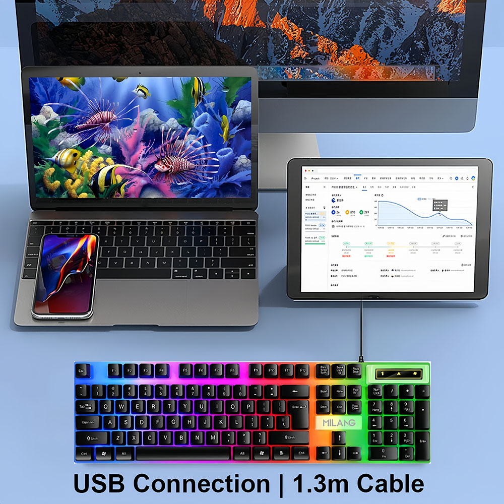 KEBIDUMEI USB Wired Keyboard R - Gaming Keyboard 2026 리뷰 및 가격