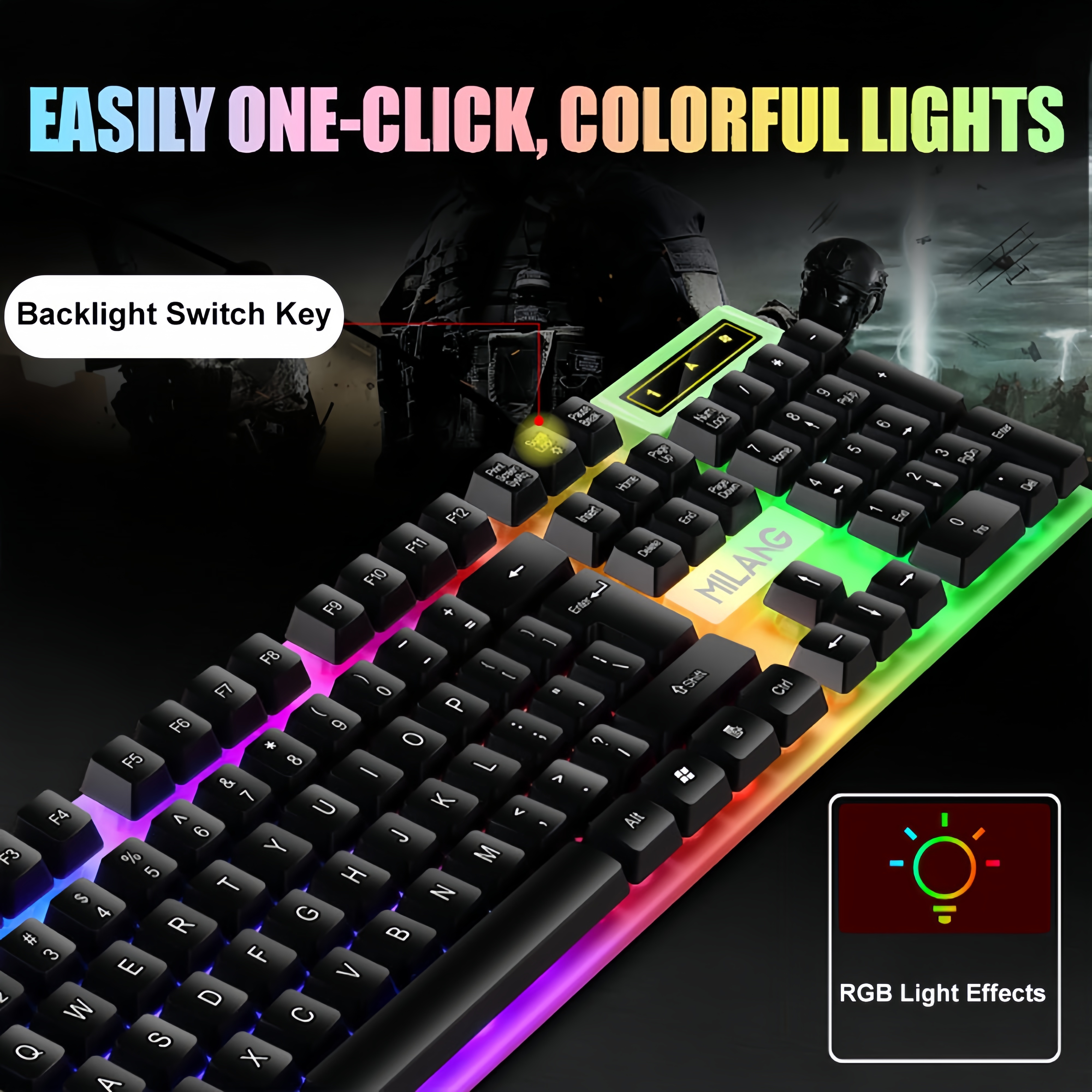 KEBIDUMEI USB Wired Keyboard R - Gaming Keyboard 2026 리뷰 및 가격