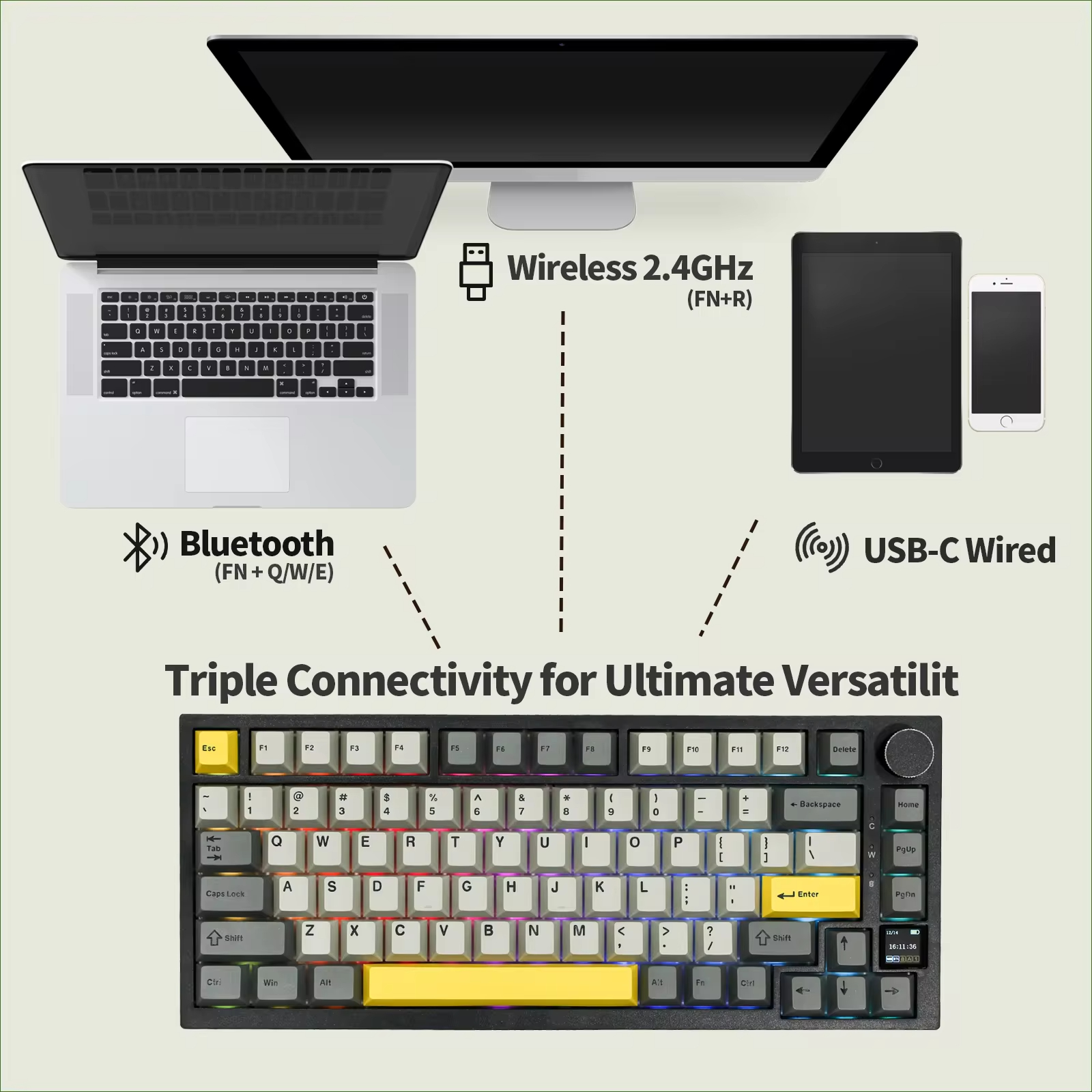 Ajazz AK820 Pro 75% Gasket-mou - Gaming Keyboard Mobile 리뷰 및 가격