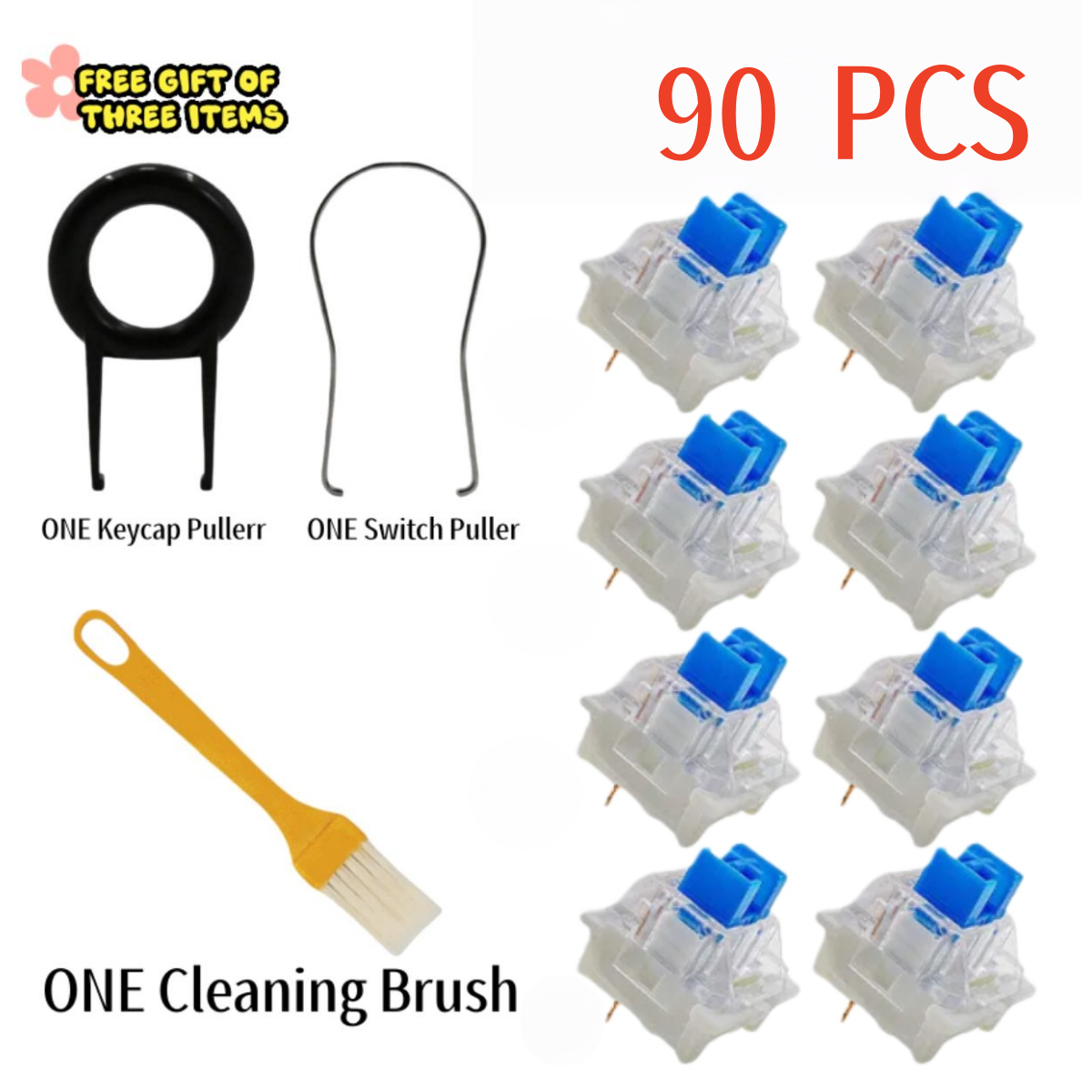 iTLY 90Pcs Keyboard Switch Key - Gaming Keyboard Mobile 리뷰 및 가격