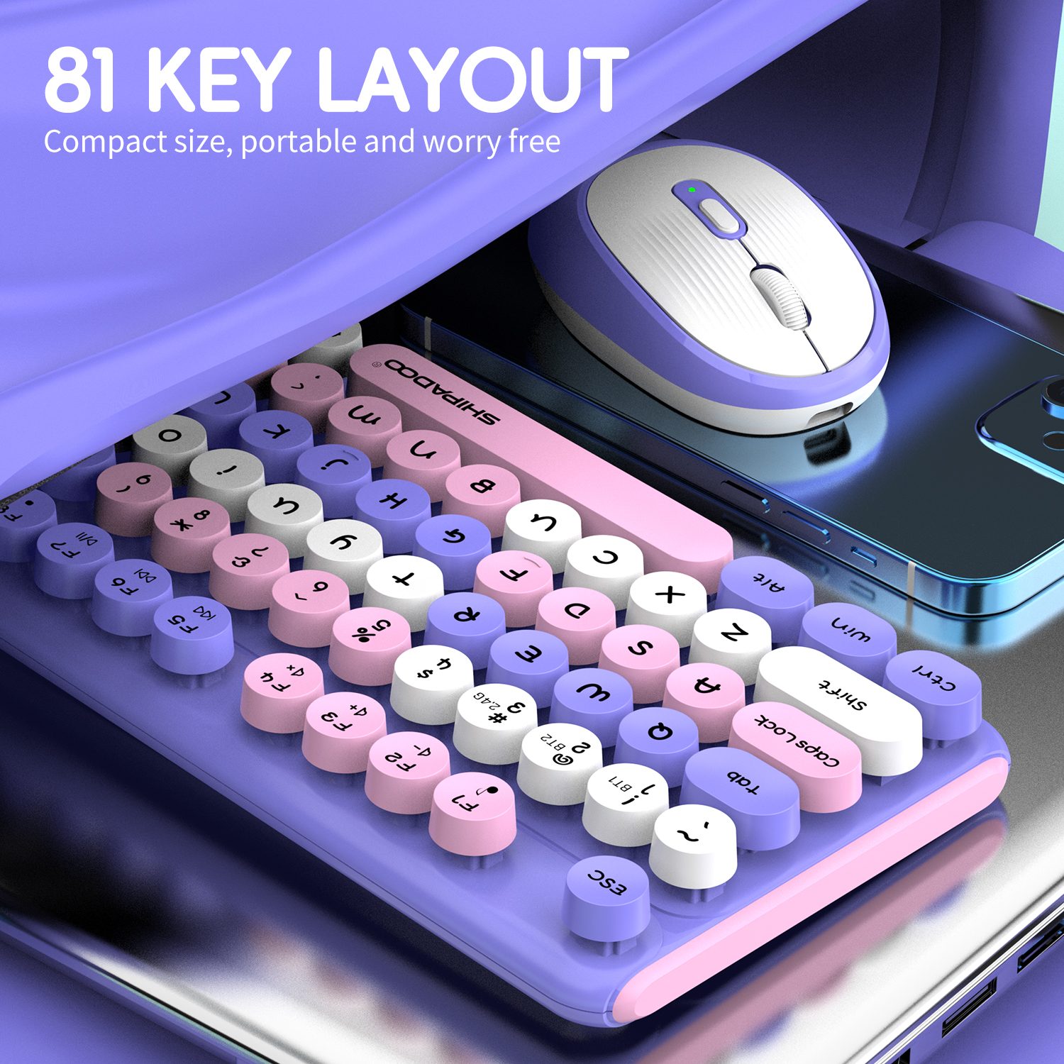 81 keys Bluetooth 2.4G Wireles - Gaming Keyboard And Mouse Combo Wireless 리뷰 및 가격